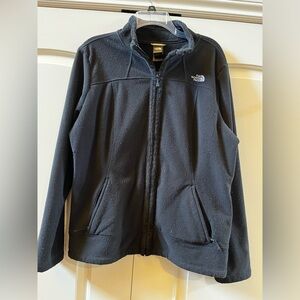 Lightweight fleece black Northface jacket. XL